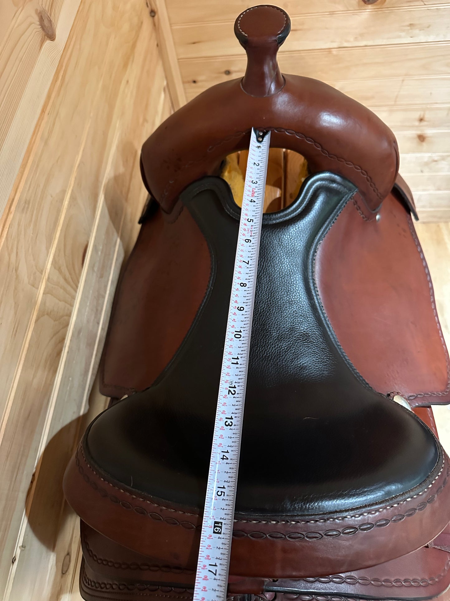 15” Double C Saddlery Western Trail Saddle Model CP 1308 03