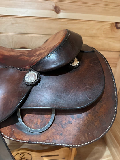 16” Pard’s Advantage Western Training Work Saddle