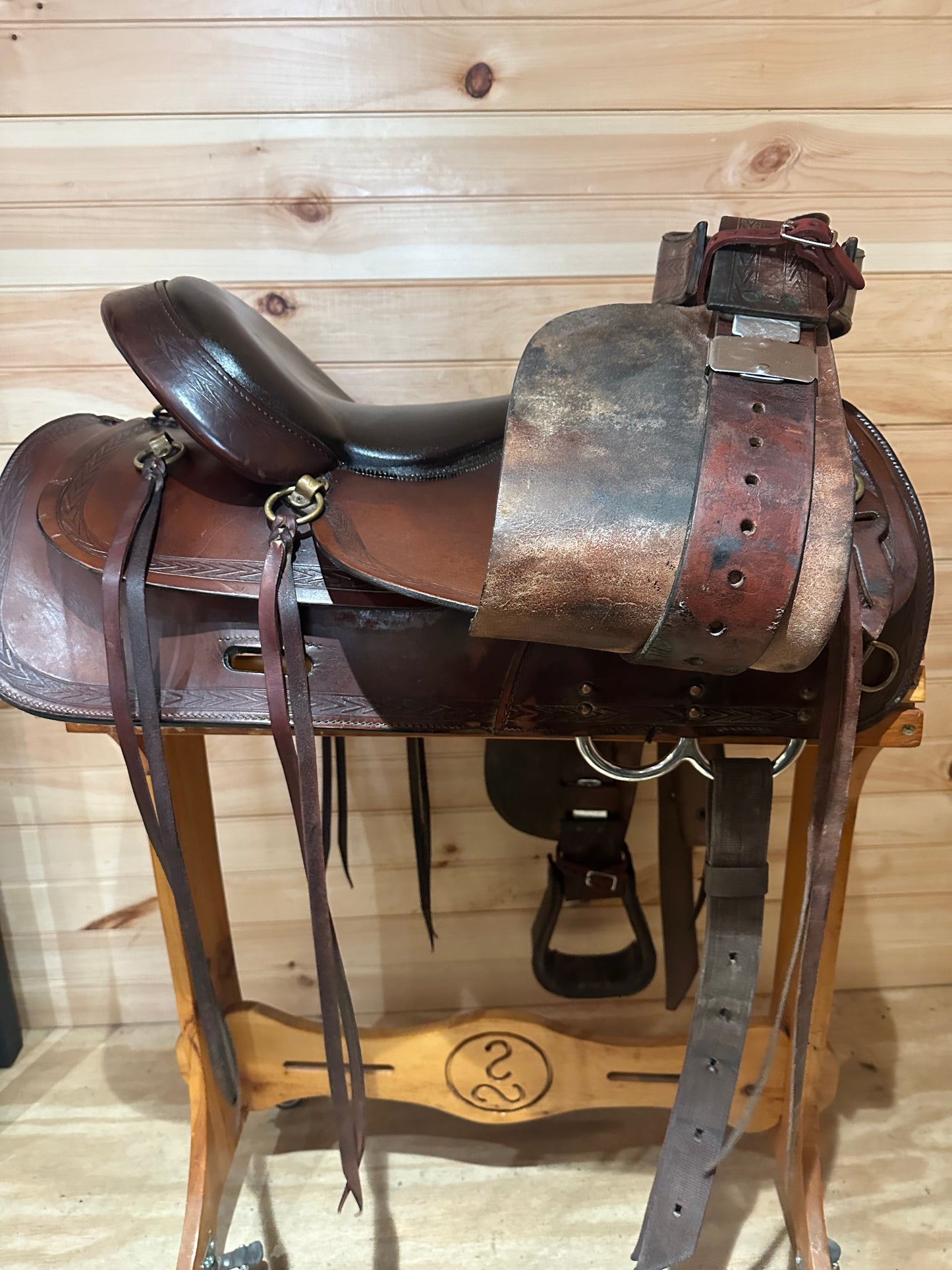 17” Big Horn Double Comfort Flex Western Trail Saddle Model 1658