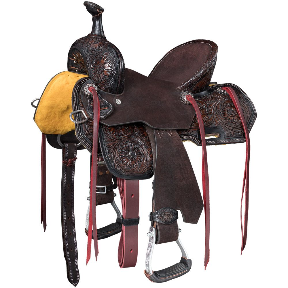 Silver Royal Youth Sawyer Barrel Racing Saddle