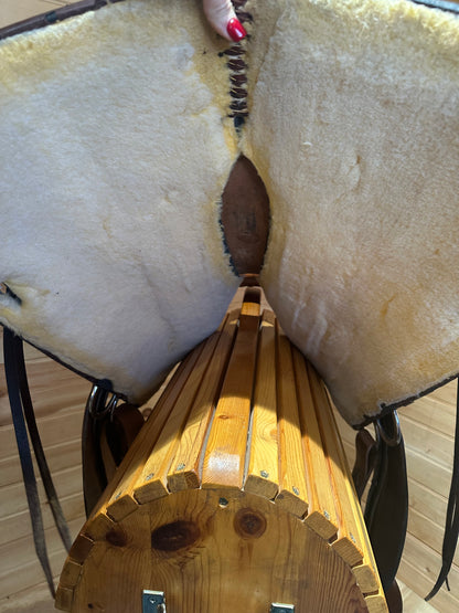 16” Circle Y Topeka Flex-Lite Western Trail Saddle Model 1551