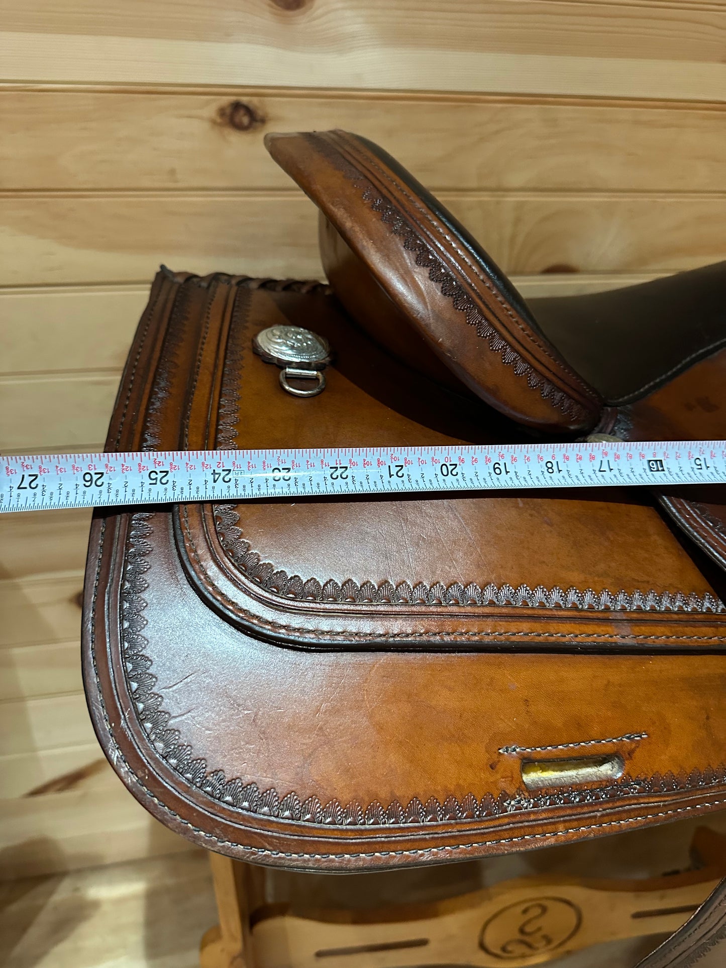 15” Circle Y Topeka Flex-Lite Western Trail Saddle Model 1551