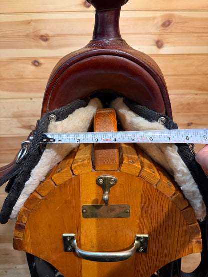 16” Crest Ridge Saddlery Sentry Lite Western Trail Saddle