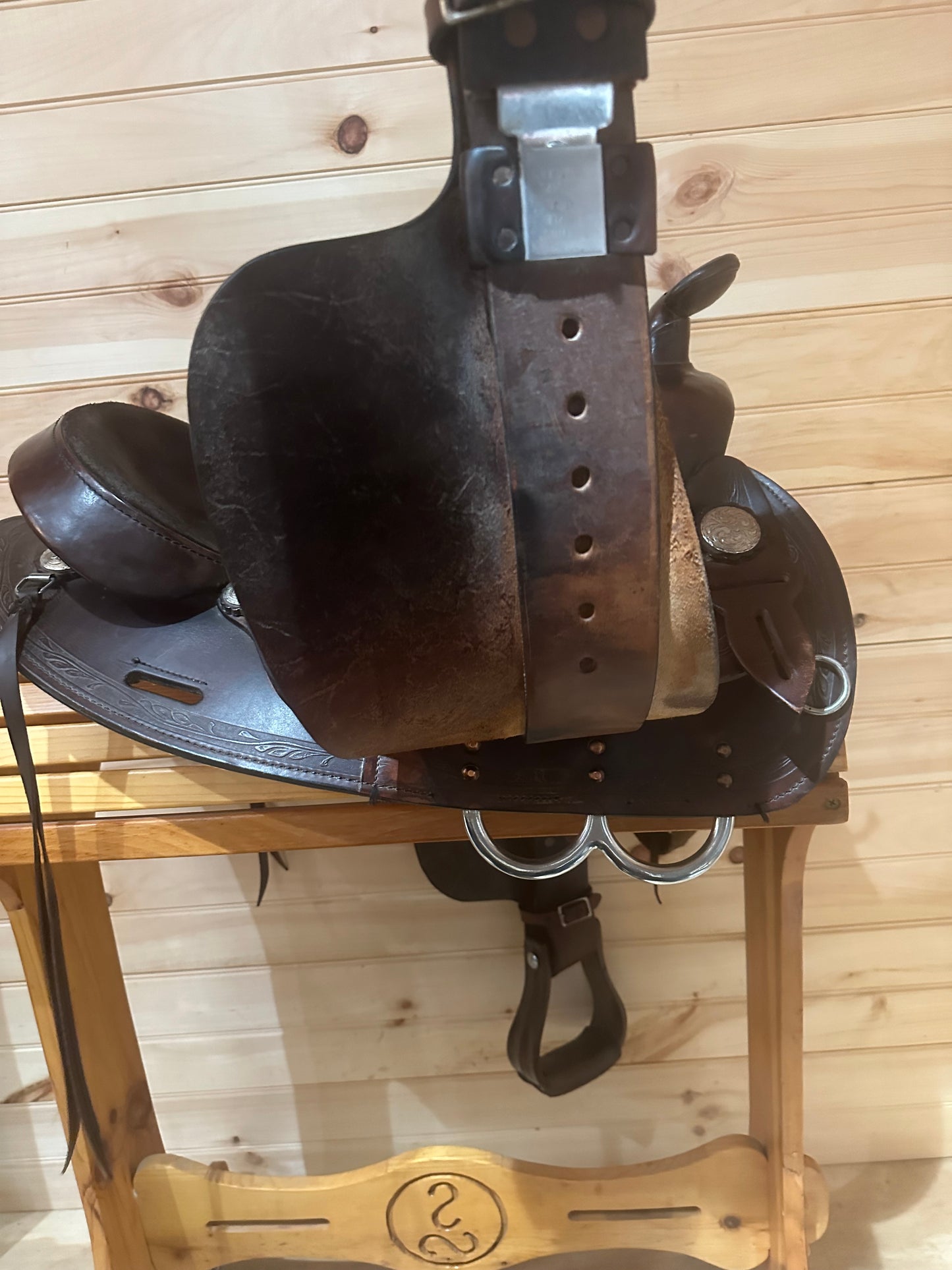 16” Big Horn Haflinger Western Trail Saddle Model 1579