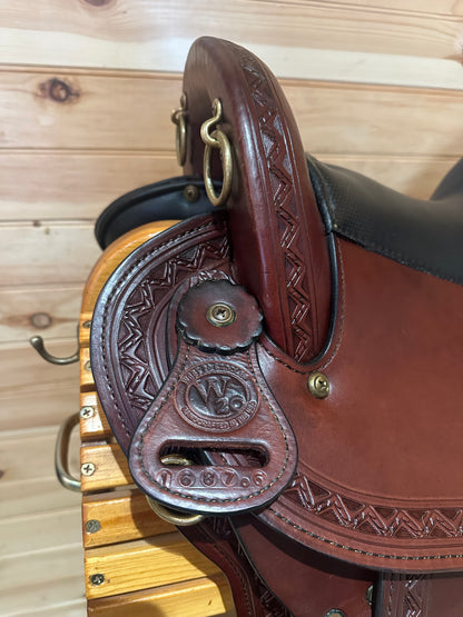 16” Big Horn Sil-Cush Gaited Flex Endurance trail saddle Model 1687.6