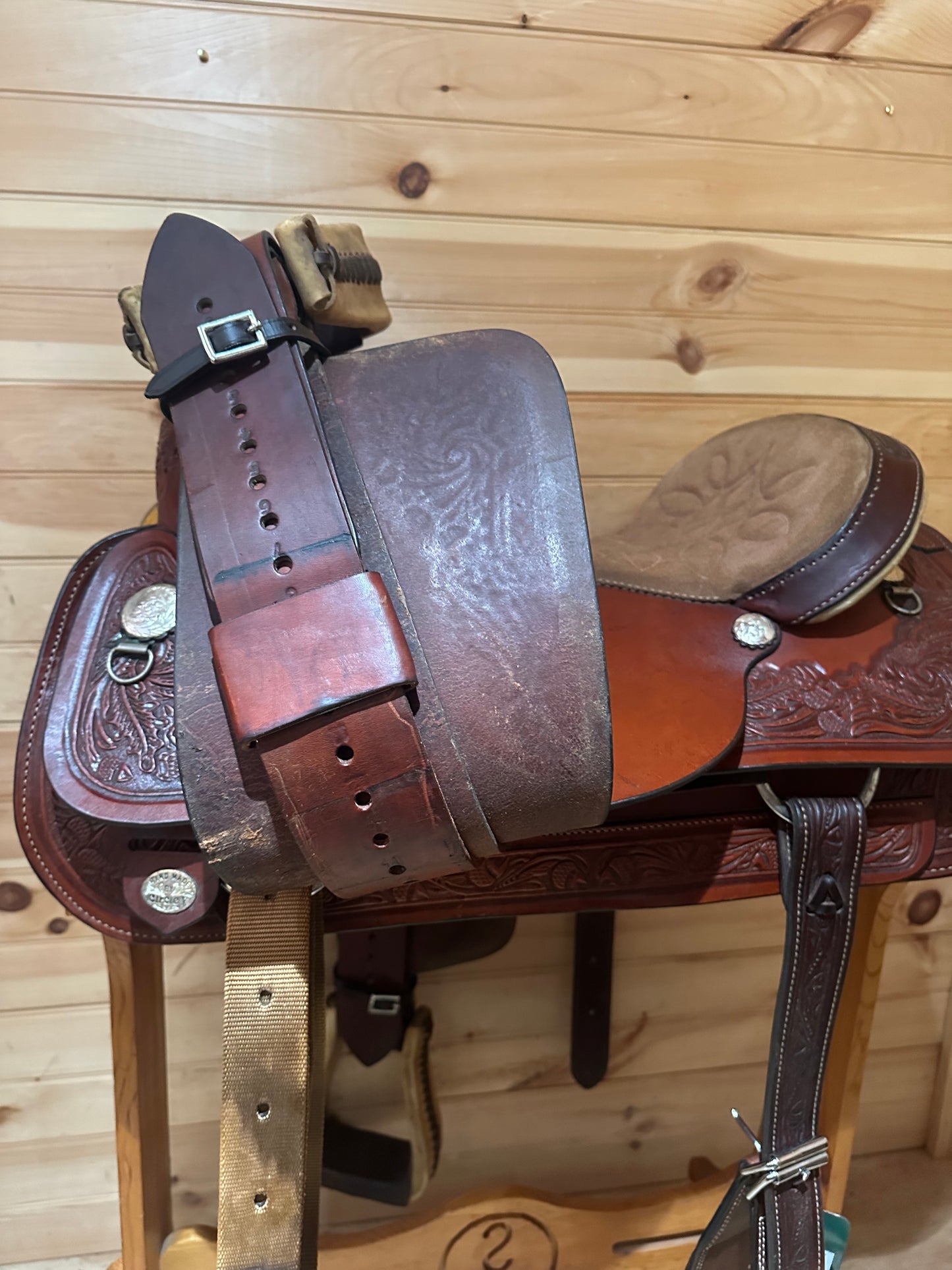 16” Circle Y Team Roper Western Saddle Model 2709