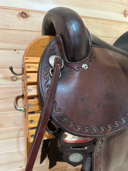 15” Circle Y Expedition Flex-Lite Endurance Trail Saddle Model 1575