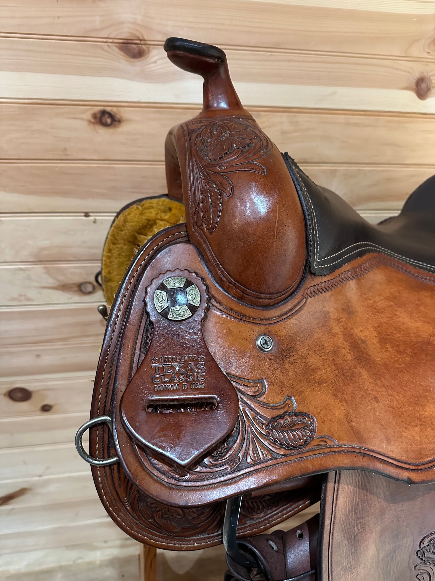 16” Sergeants Texas Classic Western Reining Saddle