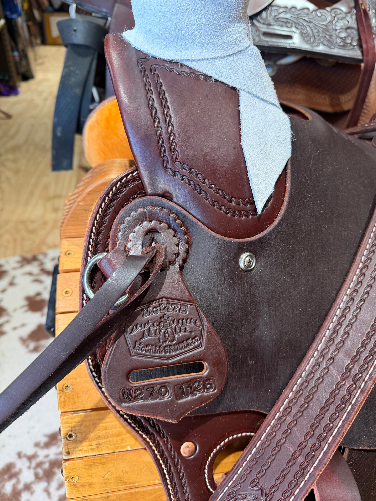 16” McCall Mclite Wade Saddle Model W270-1126 + Breast Collar