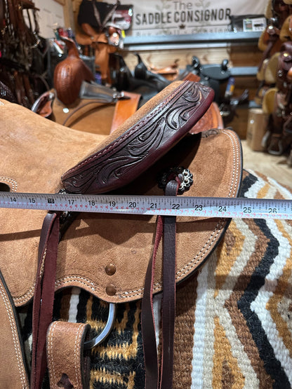 15”, 16” SILVER ROYAL CHANDLER WESTERN ROPING SADDLE MODEL 1035