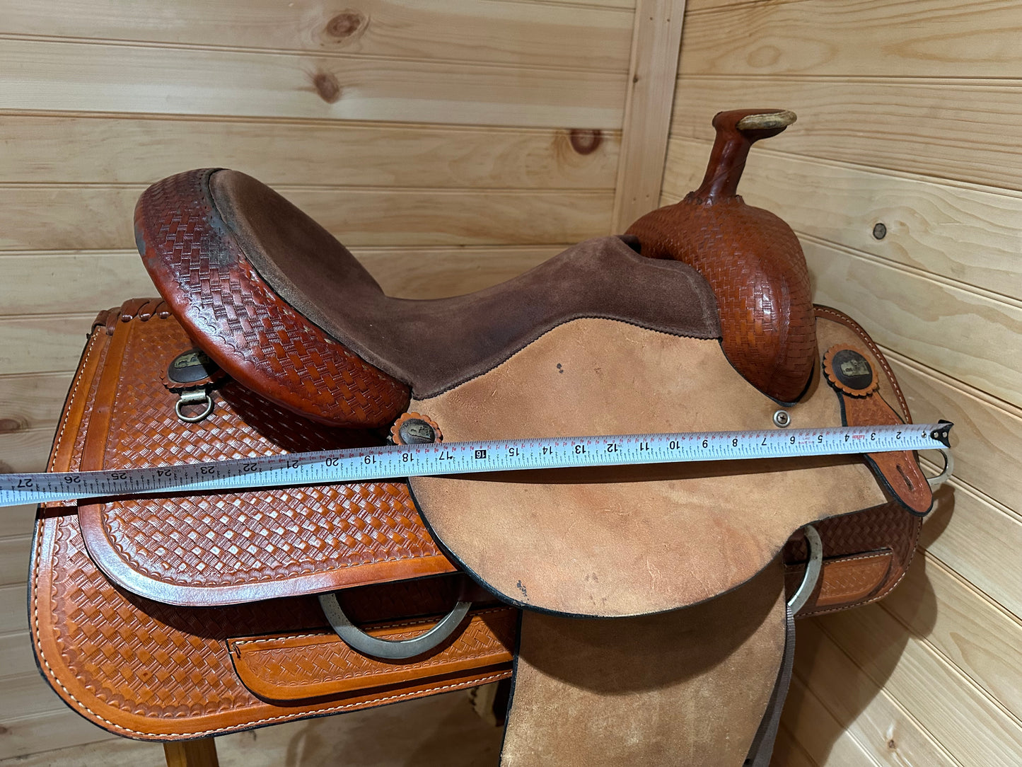 16” Tex Tan Hereford Team Roper Western Saddle Model PT4-110785