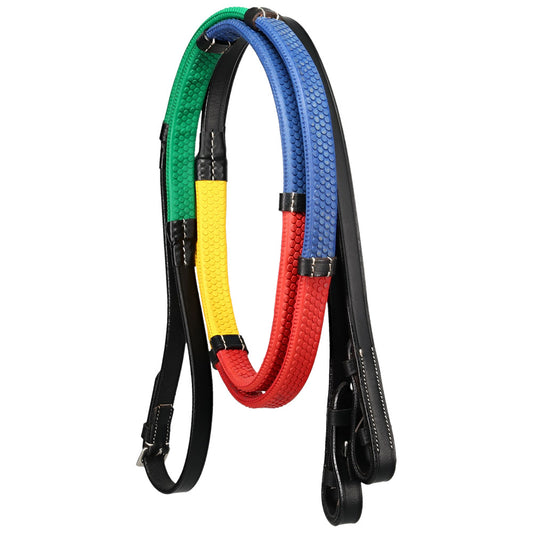 Rubber Grip Schooling Reins