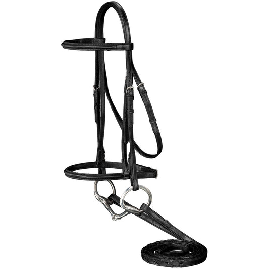 Equitare Synthetic Leather Snaffle Bridle