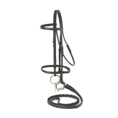 Raised Snaffle Bridle Full