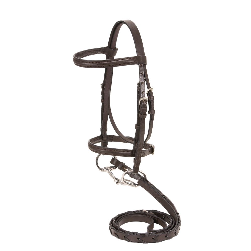 Raised Snaffle Bridle Miniature
