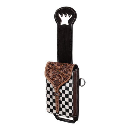 Showman Fast Lane & Sunflower Single Pommel Horn Bag