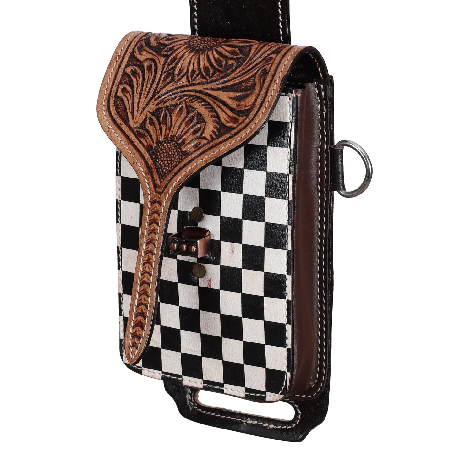Showman Fast Lane & Sunflower Single Pommel Horn Bag