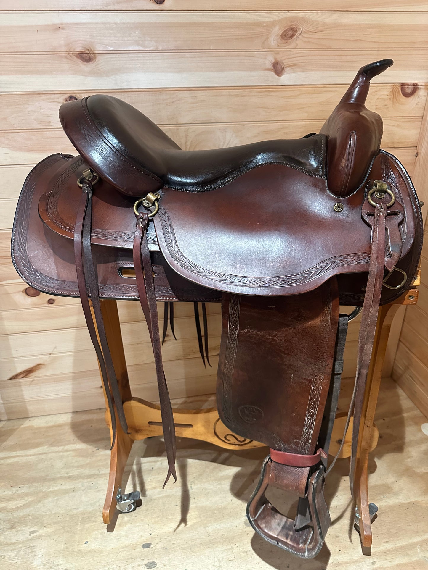 17” Big Horn Double Comfort Flex Western Trail Saddle Model 1658