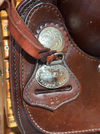 16” Tex Tan Tex-Flex Western Trail Saddle Model 08TF417C6