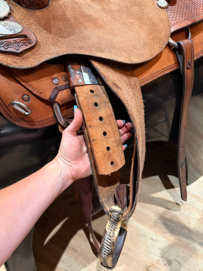 17” Circle Y Pro Cutter Western Saddle Model 2530