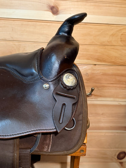15.5” Big Horn Haflinger Western Trail Saddle Model 295