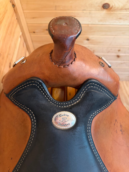 15” Rocking R Western Work Training Saddle Model 1300