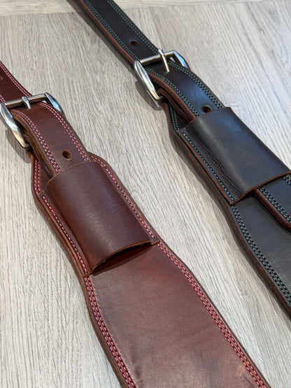 Color Stitch Rear Rigging Back Cinch – Premium Amish Leather by Spur Creek Tack