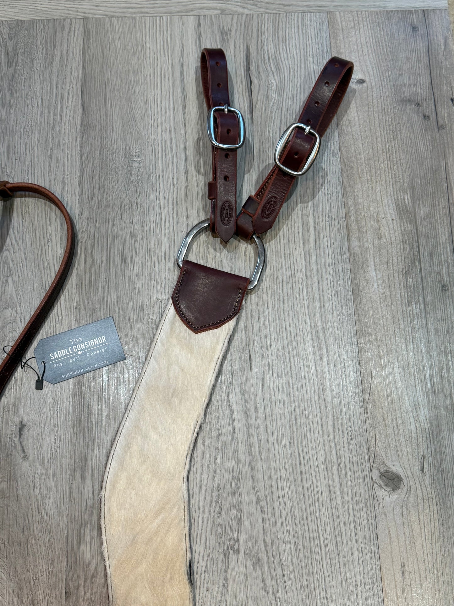 Cowhide Tripping Collar – Premium Amish Leather by Spur Creek Tack