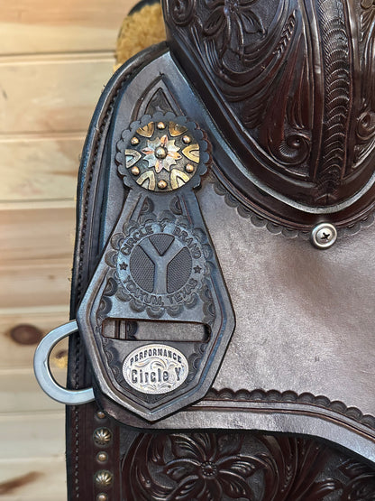 16” Circle Y Ohio Reiner Western Reining Saddle Model 2672 (2023)