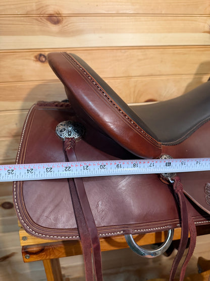 15.5” RW Bowman Will Rogers Model Western Trail Saddle