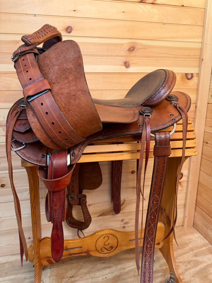 16” Clinton Anderson Aussie Stock Saddle by Martin Saddlery