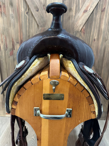 17” Tex Tan Tex-Flex Western Trail Saddle