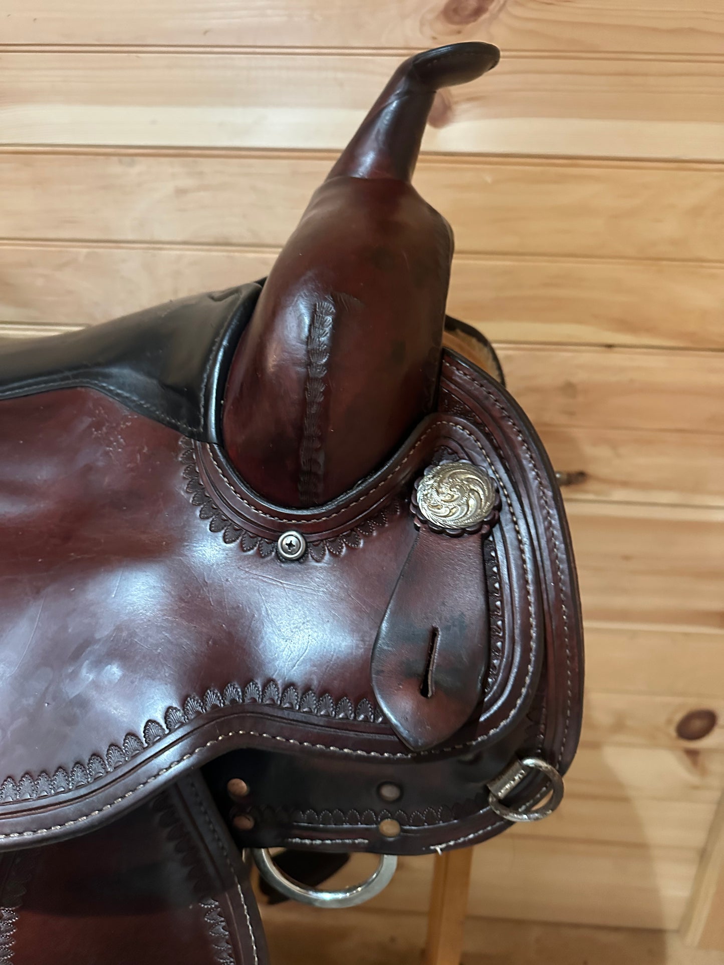 17” Circle Y Topeka Flex-Lite Western Trail Saddle Model 1551