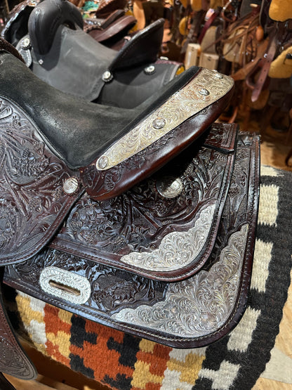16” Silver Royal Equitation Western Show Saddle