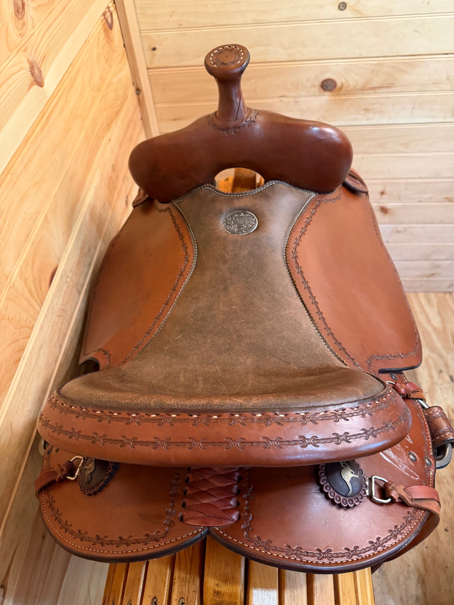 16” Clinton Anderson Aussie Stock Saddle by Martin Saddlery