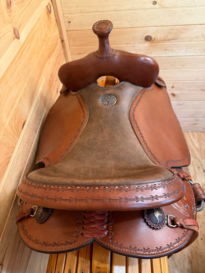 16” Clinton Anderson Aussie Stock Saddle by Martin Saddlery