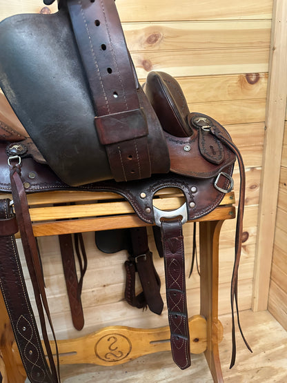 15” Clinton Anderson Aussie Stock Saddle by Martin Saddlery