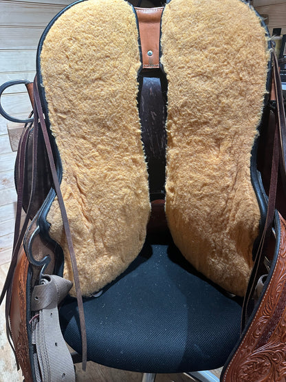 16” Circle Y Walnut Grove Flex2 A-fork Western Trail Saddle Model 1157
