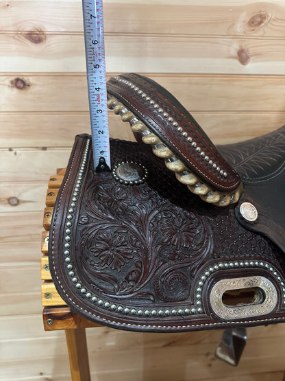 15” Billy Cook BW Barrel Racing Saddle Model 1930