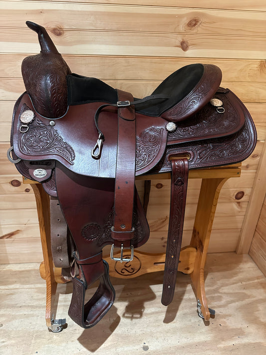 16” Circle Y Houston Trail Western Saddle Model 2610