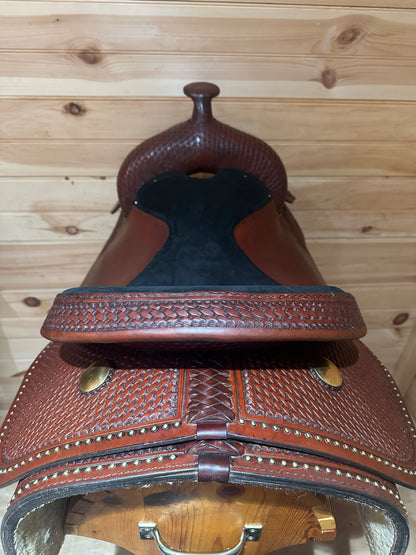 16” Tex Tan Hereford Reining Western Saddle Model 08-1283S6