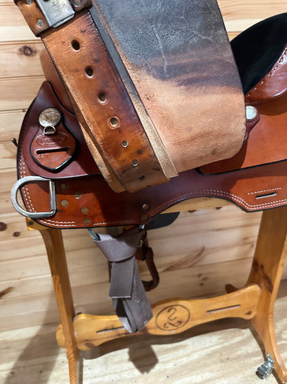 16” Dakota Sweptback Trainer Western Work Saddle Model 421