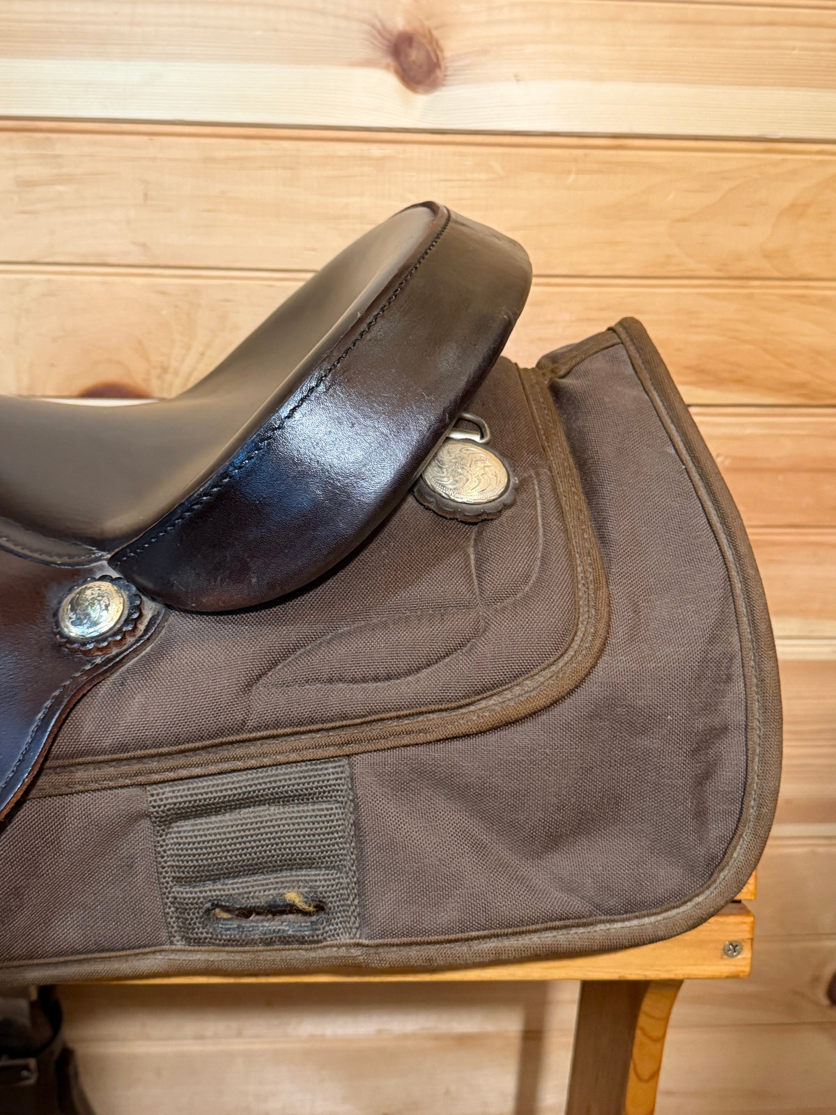 15.5” Big Horn Haflinger Western Trail Saddle Model 295