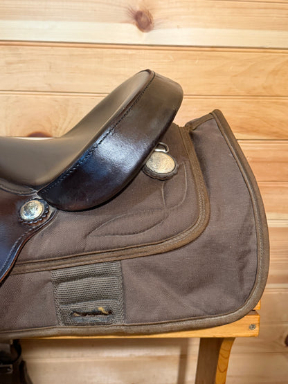 15.5” Big Horn Haflinger Western Trail Saddle Model 295