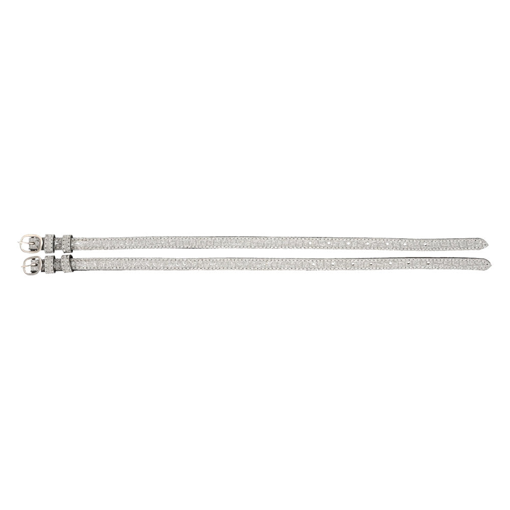 Equitare Sparkly Croc English Spur Straps