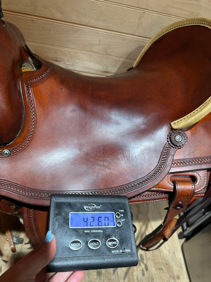 18” Circle Y All-Around Ranch Roper Western Saddle Model 1124