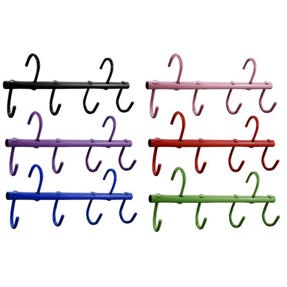 Portable 4-Hook Swivel Tack Rack