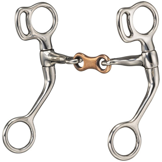 Tough1 French Link Tom Thumb Bit - 3 3/4"