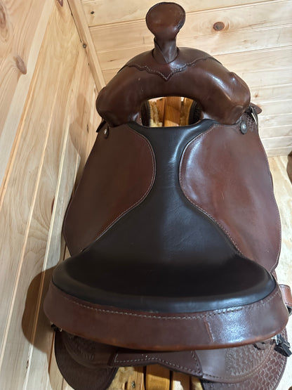 16” Ortho-Flex “The Western Lariat” Western Trail Saddle Model TP-160