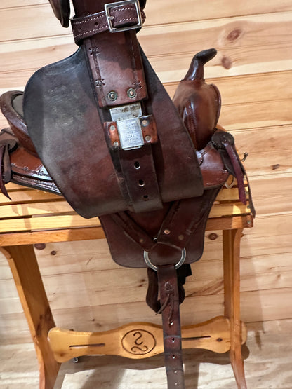 16” Allegany Mountain Trail Saddlery Gaited Western Saddle